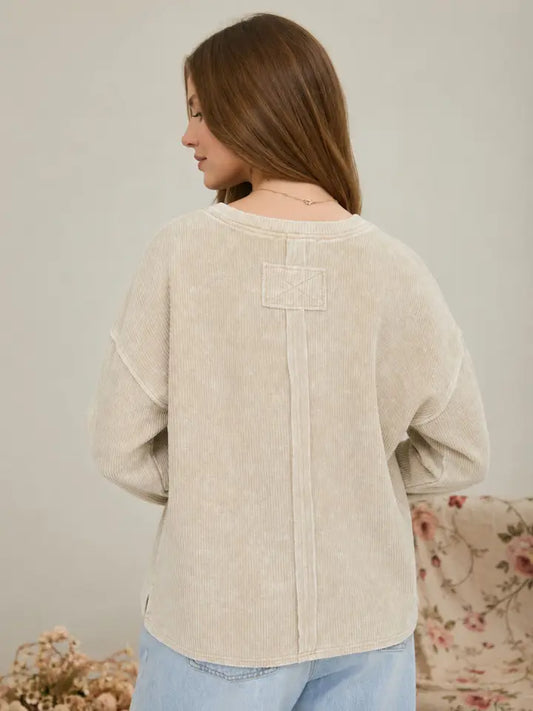 The Willow Washed Top