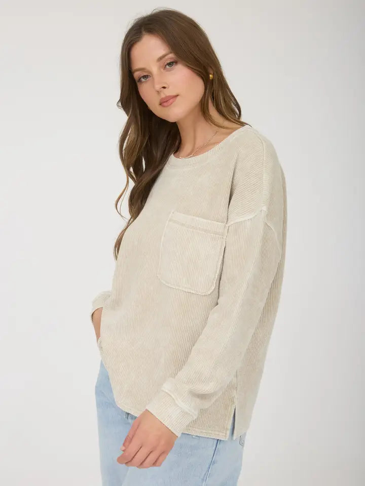 The Willow Washed Top
