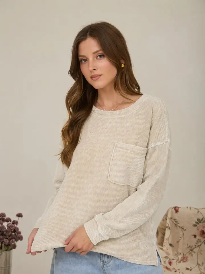 The Willow Washed Top