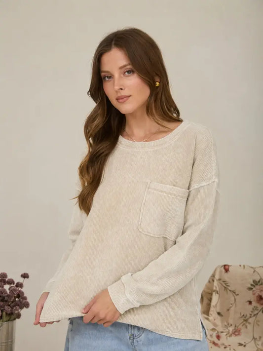 The Willow Washed Top
