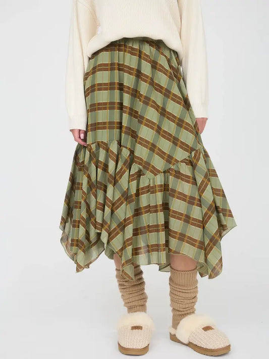 The Parker Plaid Skirt